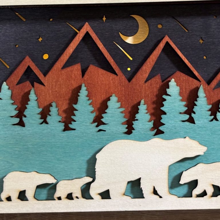 Eisbären bei Mondschein Eisbären bei Mondschein